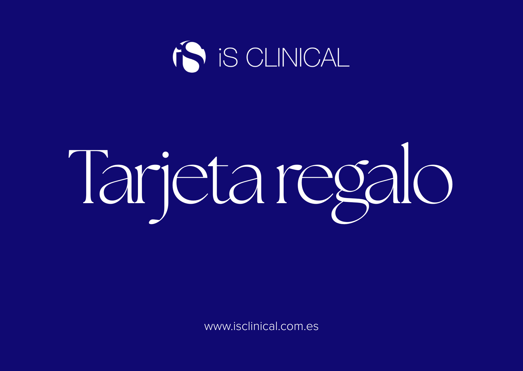 Tarjeta de regalo iS CLINICAL